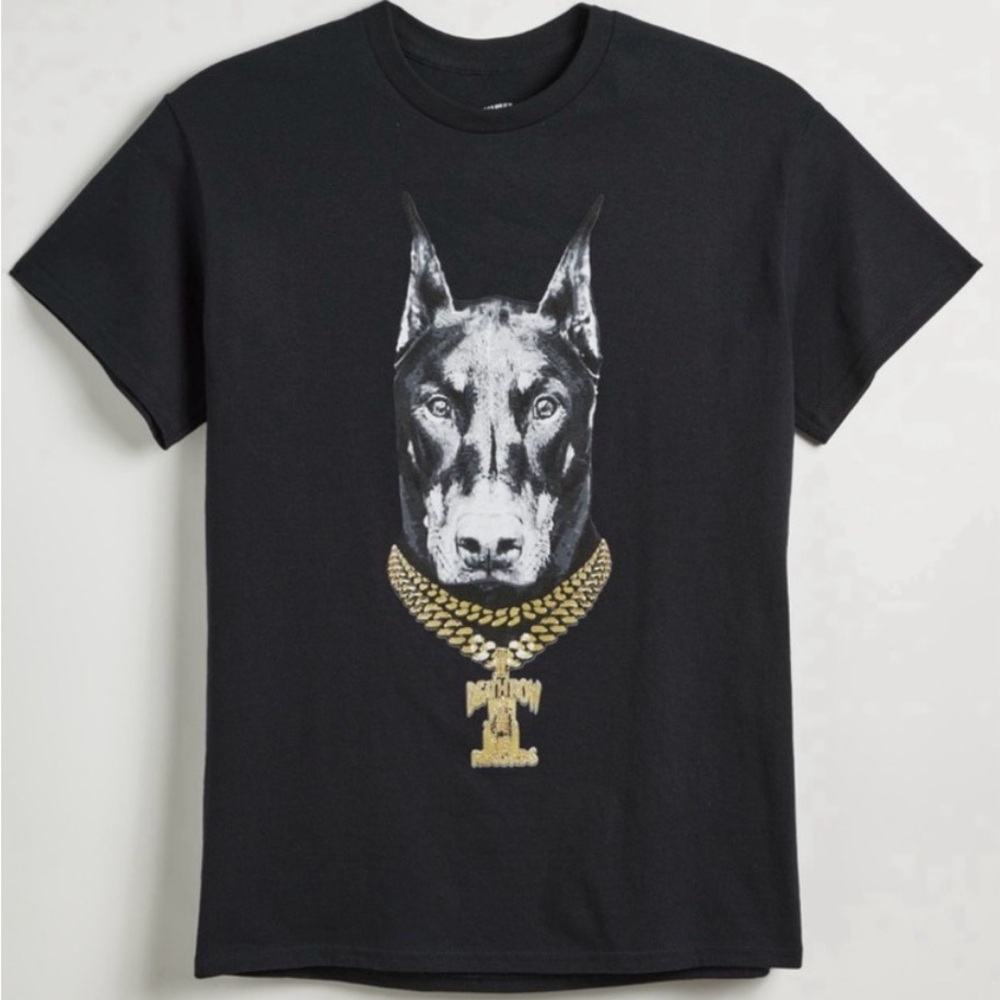Urban Outfitters Death Row Records Doberman Chain Dog Tee – Size S – New